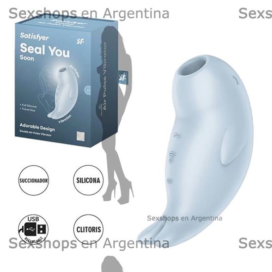 Seal you soon Succionador con forma de animal